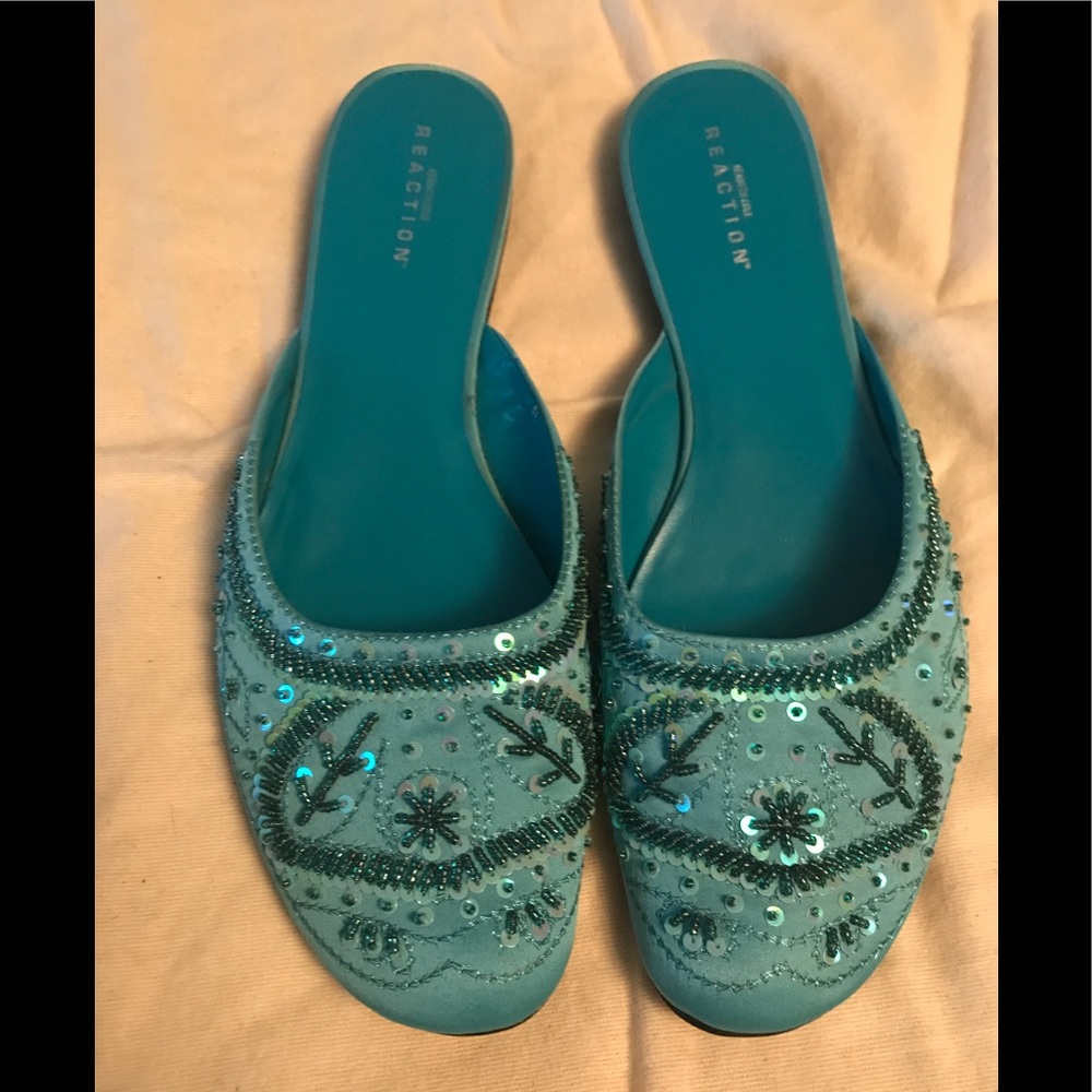 Kenneth Cole Reaction beaded slides